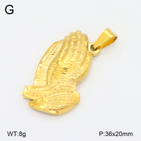 2P2004585baka-355  Stainless Steel Pendant