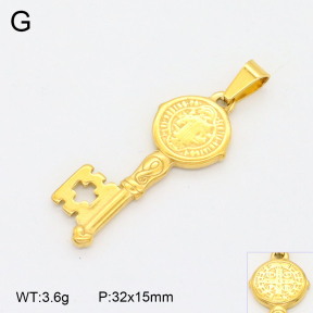 2P2004588aajl-355  Stainless Steel Pendant