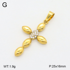 2P4001232baka-355  Stainless Steel Pendant