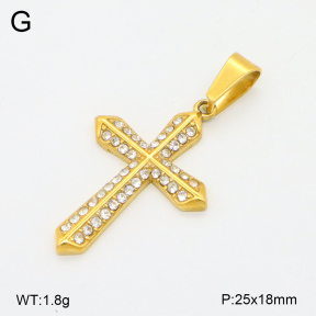 2P4001234baka-355  Stainless Steel Pendant