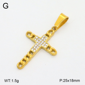 2P4001235baka-355  Stainless Steel Pendant