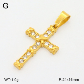 2P4001236baka-355  Stainless Steel Pendant