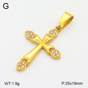 2P4001237baka-355  Stainless Steel Pendant