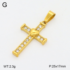 2P4001239baka-355  Stainless Steel Pendant