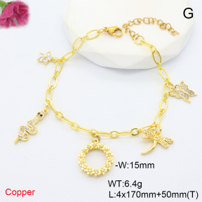 F6B406787ahlv-L036  Fashion Copper Bracelet