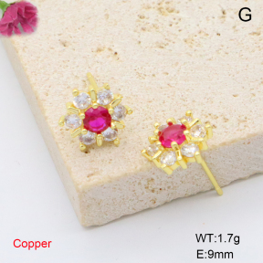 F6E405690ablb-L017  Fashion Copper Earrings