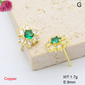 F6E405691ablb-L017  Fashion Copper Earrings