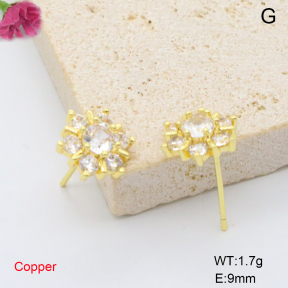 F6E405692ablb-L017  Fashion Copper Earrings