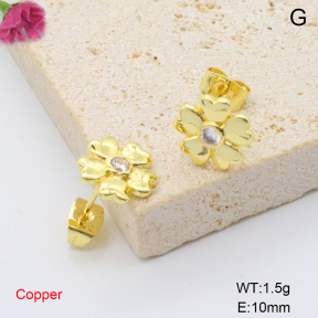 F6E405694baka-L017  Fashion Copper Earrings