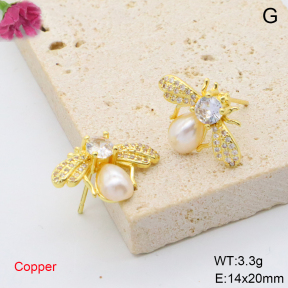 F6E405696vbmb-L017  Fashion Copper Earrings