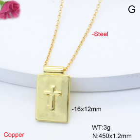 F6N200971vaia-L017  Fashion Copper Necklace
