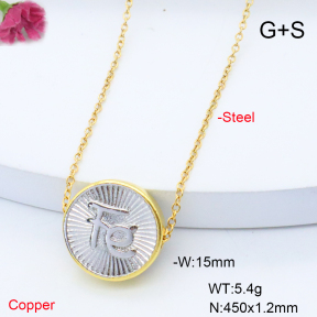 F6N200973aajl-L017  Fashion Copper Necklace