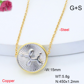 F6N200976aajl-L017  Fashion Copper Necklace