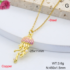 F6N301499avja-L017  Fashion Copper Necklace