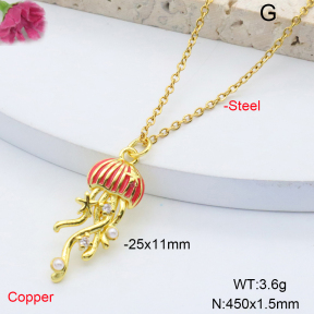 F6N301501avja-L017  Fashion Copper Necklace