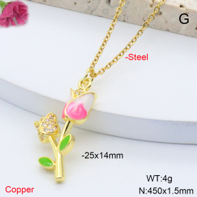 F6N408728avja-L017  Fashion Copper Necklace