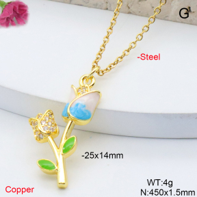 F6N408730avja-L017  Fashion Copper Necklace
