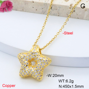 F6N408733aakl-L017  Fashion Copper Necklace