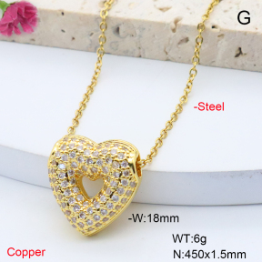 F6N408735aakl-L017  Fashion Copper Necklace
