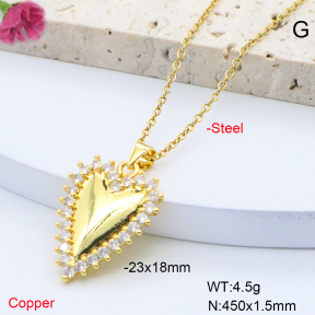 F6N408736avja-L017  Fashion Copper Necklace