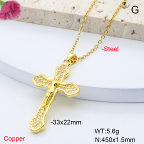 F6N408737aajl-L017  Fashion Copper Necklace