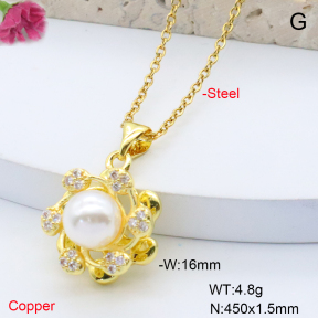 F6N408741ablb-L017  Fashion Copper Necklace