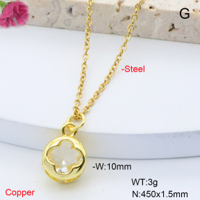 F6N408745vaia-L017  Fashion Copper Necklace