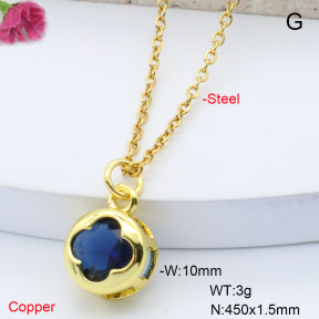 F6N408748vaia-L017  Fashion Copper Necklace