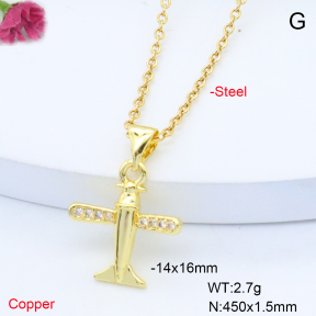 F6N408754vaia-L017  Fashion Copper Necklace