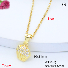 F6N408756vail-L017  Fashion Copper Necklace