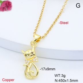 F6N408757vail-L017  Fashion Copper Necklace