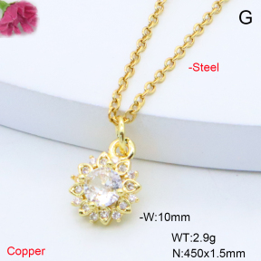 F6N408758vail-L017  Fashion Copper Necklace