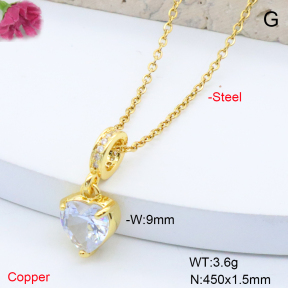 F6N408759avja-L017  Fashion Copper Necklace