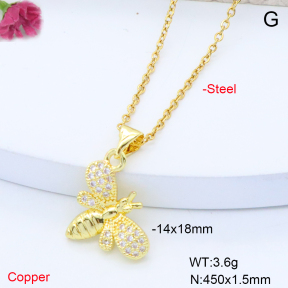 F6N408761vail-L017  Fashion Copper Necklace