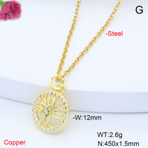 F6N408762vail-L017  Fashion Copper Necklace