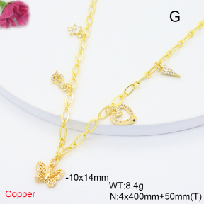 F6N408777vhmv-L036  Fashion Copper Necklace
