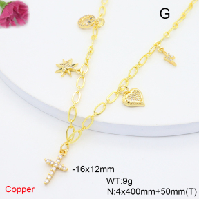F6N408780vhmv-L036  Fashion Copper Necklace