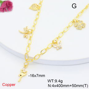 F6N408782vhmv-L036  Fashion Copper Necklace