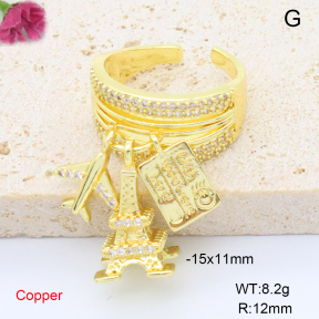 F6R402052vbmb-L017  Fashion Copper Ring