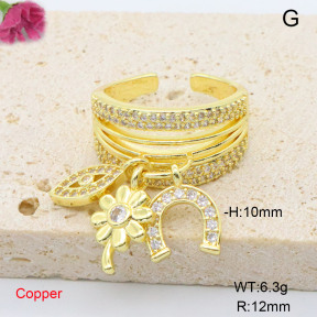 F6R402053vbmb-L017  Fashion Copper Ring