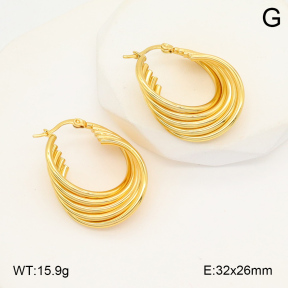 2E2006056ablb-423  Stainless Steel Earrings