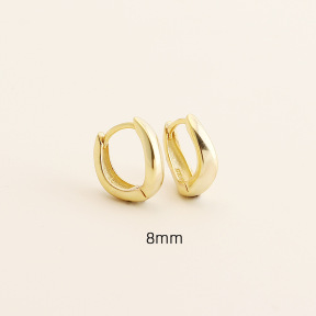 JE8118ailo-Y05  925 Silver Earrings  WT:1.76g  8mm  YHE0732