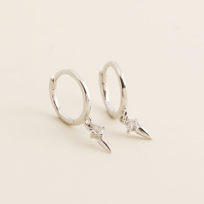 JE8121bibo-Y05  925 Silver Earrings  WT:1.15g  19.8mm  YHE0729/YHE0730