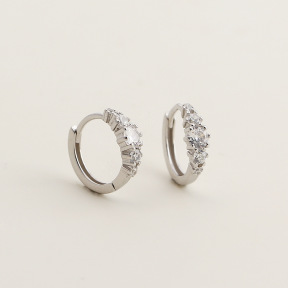 JE8123aiik-Y05  925 Silver Earrings  WT:1.3g  11.3mm  YHE0731