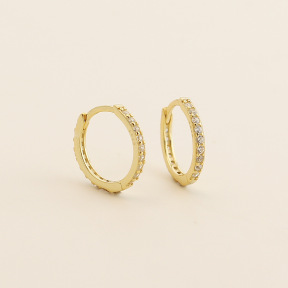 JE8126aikm-Y05  925 Silver Earrings  WT:1.12g  10mm  YHE0734/YHE0118