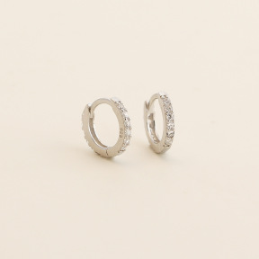 JE8127vhpo-Y05  925 Silver Earrings  WT:0.95g  7mm  YHE0734/YHE0118