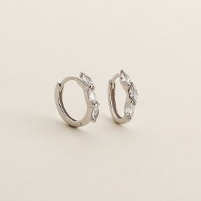 JE8129bihk-Y05  925 Silver Earrings  WT:1.14g  11.4mm  YHE0735