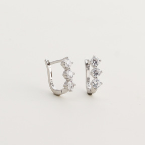 JE8143ailo-Y05  925 Silver Earrings  WT:1.48g  11.7mm  YHE0754