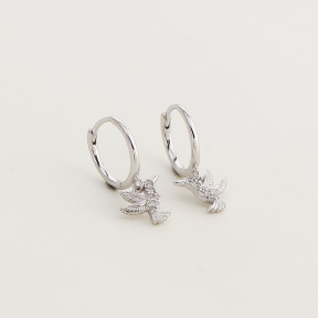 JE8149aimo-Y05  925 Silver Earrings  WT:1.4g  19.3mm  YHE0750