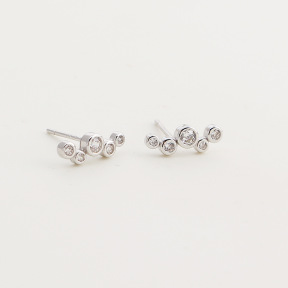JE8153vhni-Y05  925 Silver Earrings  WT:0.92g  12.2mm  YHE0752